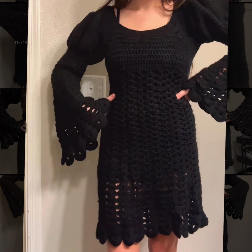 Handmade Crochet Juliet Dress (pls read description)